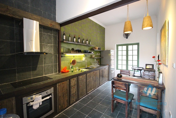 Bright and modern house with lots of characters, available to rent in Tay Ho, Hanoi